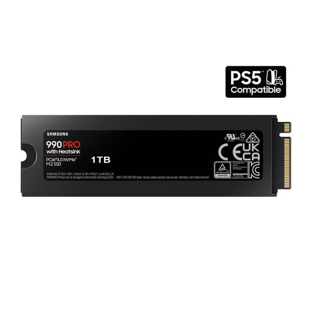 Samsung 990 PRO Heatsink 4TB M.2 NVMe PCIe 4.0 Internal Gaming SSD