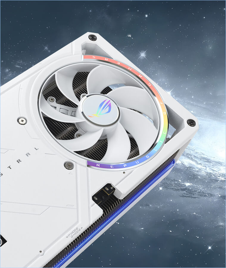 ASUS ROG Astral GeForce RTX 5080 16GB GDDR7 White OC Edition Triple Fan Graphics Card