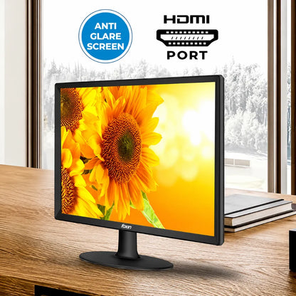 FOXIN FM1540 HDMI LED Monitor featuring an anti-glare screen and HDMI connectivity for comfortable everyday viewing.