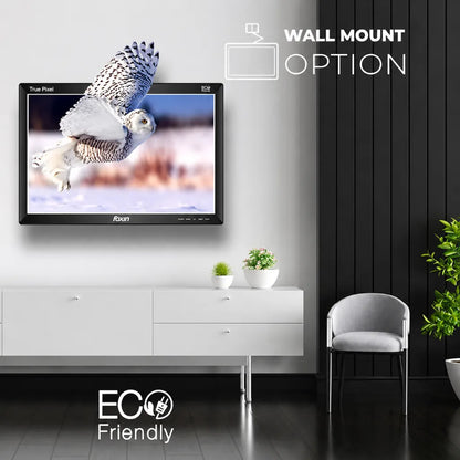 FOXIN FM1540 Passion 15.1 Inch LED Monitor with wall mount option for home and office desktop setups.
