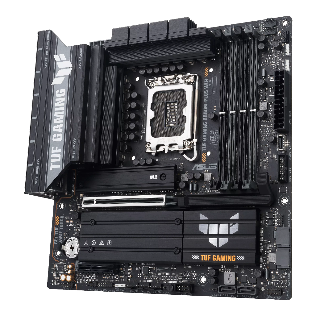 ASUS TUF GAMING B860M‑PLUS Wi-Fi B860 LGA1851 DDR5 Micro‑ATX Motherboard