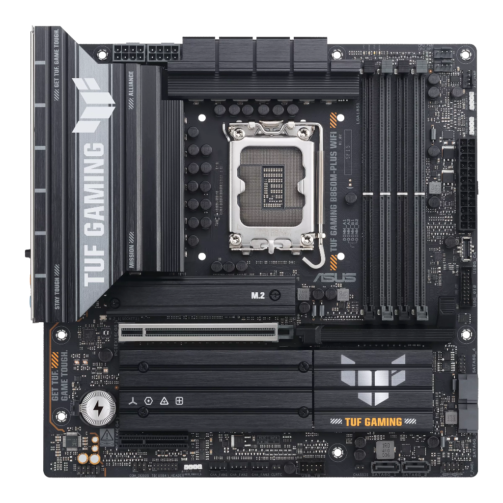 ASUS TUF GAMING B860M‑PLUS Wi-Fi B860 LGA1851 DDR5 Micro‑ATX Motherboard
