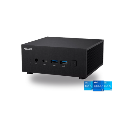 ASUS PN64 Mini PC Barebone – Intel Core i5-12500H, Iris Xe Graphics, DDR5, USB-C, WiFi 6E (No RAM/Storage)