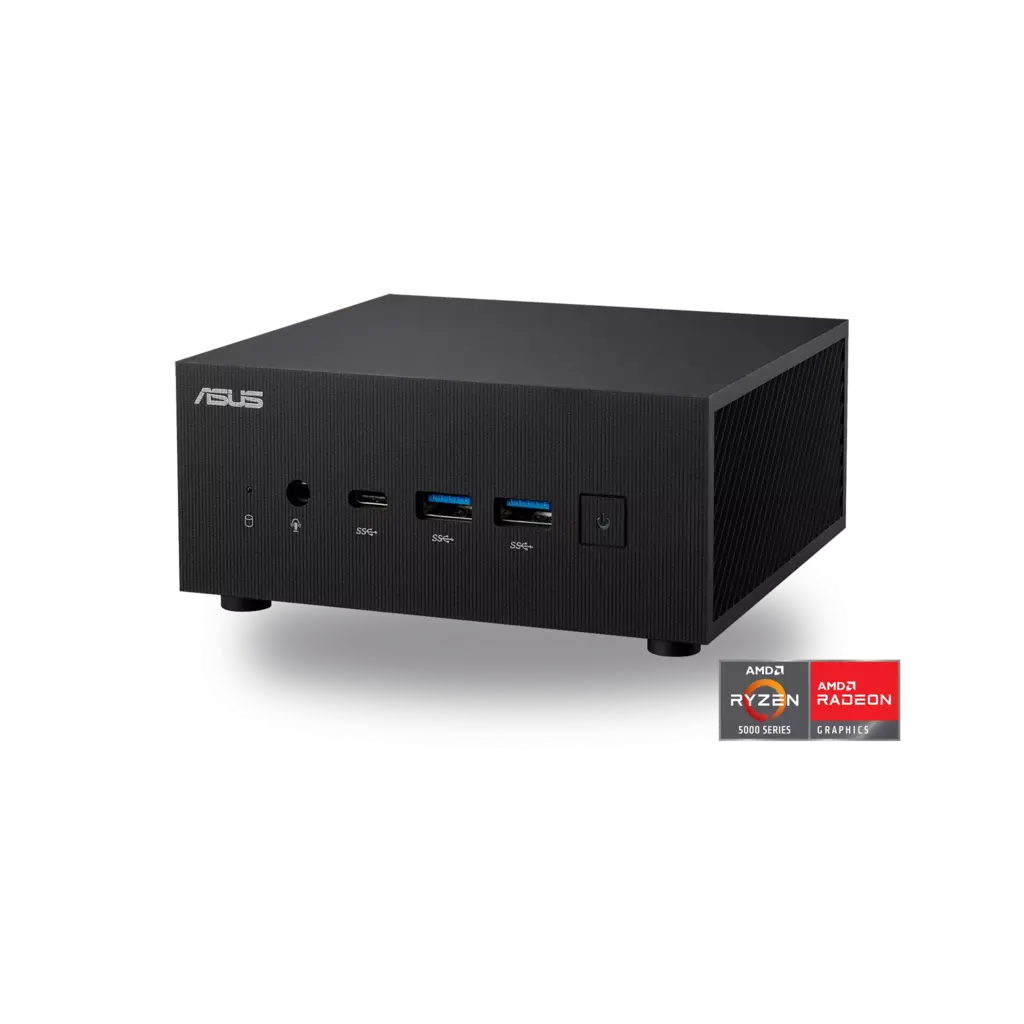 ASUS PN52 Mini PC Barebone – AMD Ryzen 5 5600H, Dual 4K Display Support, USB-C, WiFi 6 (No RAM/Storage)