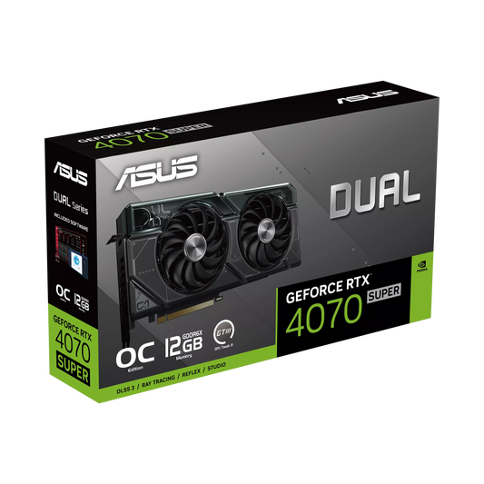 ASUS Dual GeForce RTX 4070 SUPER OC Edition 12GB GDDR6X Graphic Card