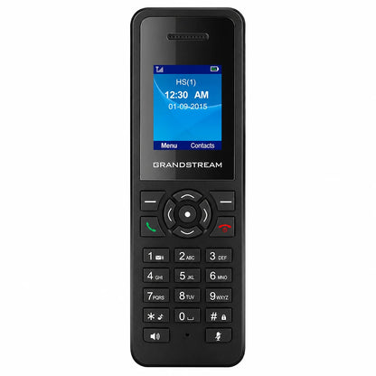 Grandstream DP720 DECT cordless VoIP handset front view with color TFT display and keypad -tpstech.in