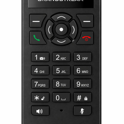 Close-up of Grandstream DP720 DECT cordless VoIP handset keypad and navigation controls -tpstech.in