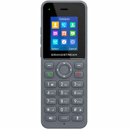 Grandstream DP725 DECT cordless HD handset front view with 1.8-inch color display and keypad for business VoIP communication - tpstech.in