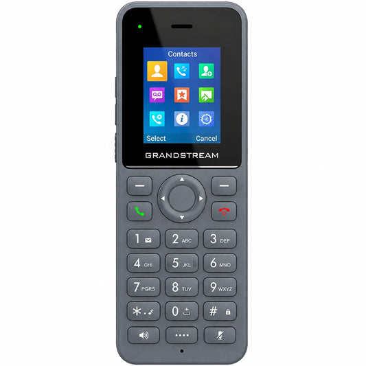 Grandstream DP725 DECT cordless HD handset front view with 1.8-inch color display and keypad for business VoIP communication - tpstech.in