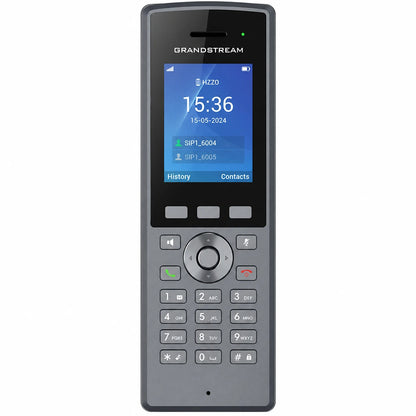 Grandstream DP735 Rugged DECT Cordless HD Handset front view with HD color display and keypad for enterprise communication -tpstech.in