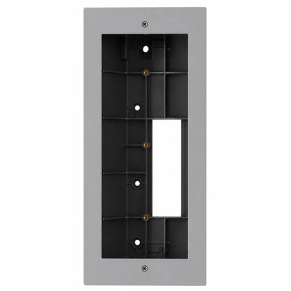 Front view of Grandstream GDS372X flush-mounting box with zinc alloy decorative cover for GDS3725 and GDS3726.