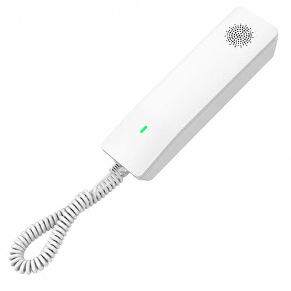 Grandstream GHP610W WiFi hotel IP phone handset perspective view with compact hospitality design -tpstech.in