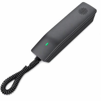 Grandstream GHP611W hotel phone handset rear view with LED indicator for hospitality environments