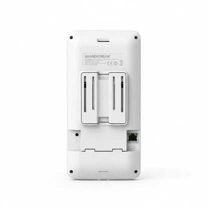 Grandstream GHP620 White IP Hotel Phone Back Panel View Showing Wall Mount and Ethernet Port