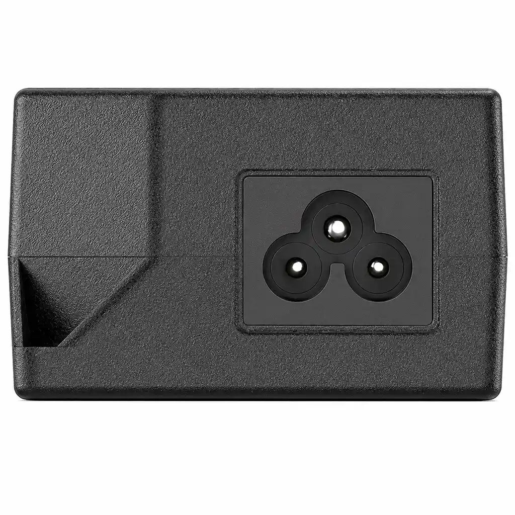 Grandstream GS-POE15W-MG PoE Injector rear panel with integrated AC power input connector for reliable power delivery.