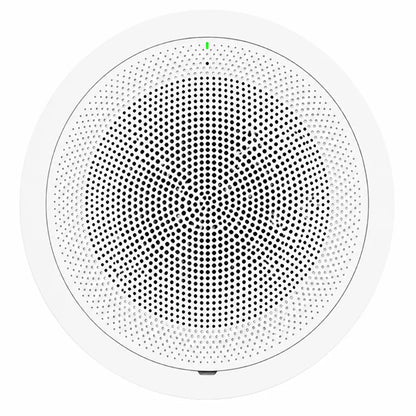 Internal front speaker view of Grandstream GSC3506 v2 ceiling paging speaker with visible driver assembly