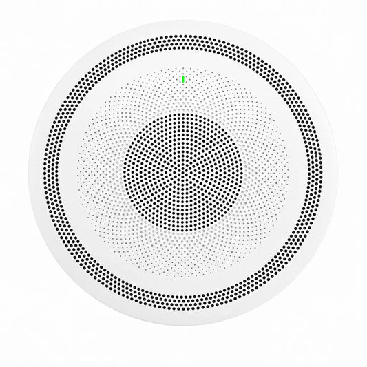 Grandstream GSC3516 SIP talk-back speaker front view with perforated speaker grille and LED indicator