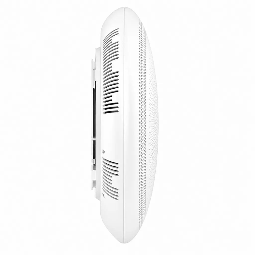 Grandstream GSC3516 SIP talk-back speaker side profile view with slim ceiling mount design