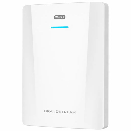 Grandstream GWN7670WM Wi-Fi 7 wall-mounted wireless access point front angled view
