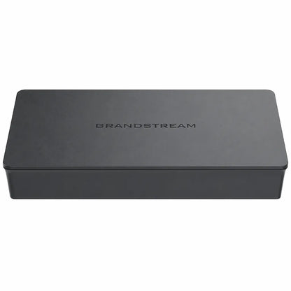 Top view of Grandstream GWN7711 Layer 2 Lite managed Gigabit Ethernet switch with compact desktop design.