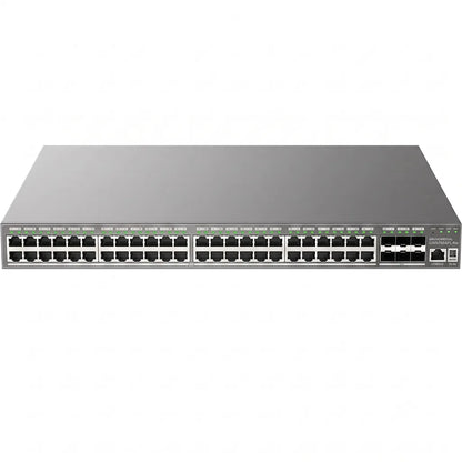 Grandstream GWN7806PL Pro 48-Port Layer 2++ Managed PoE+ Network Switch with 6 x 10G SFP+ uplink ports front view on a white background.