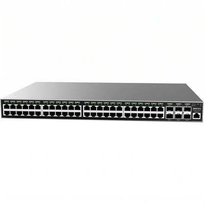 Front view of Grandstream GWN7816 Layer 3 managed network switch featuring 48 Gigabit Ethernet ports and 6×10G SFP+ uplinks.