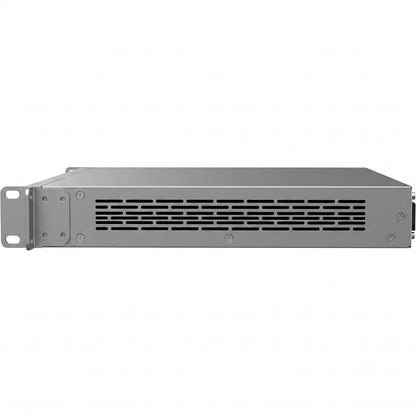 Side profile of the Grandstream GWN7816 rackmount Layer 3 managed Gigabit Ethernet switch showing ventilation design.