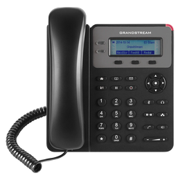 Grandstream GXP1610P business VoIP phone front view with 1 SIP account and HD speakerphone