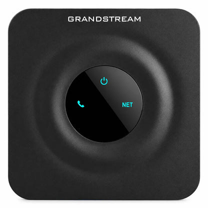 Grandstream HT801 V2 1-Port VoIP Analog Telephone Adapter front view with LED status indicators for SIP communication -tpstech.in