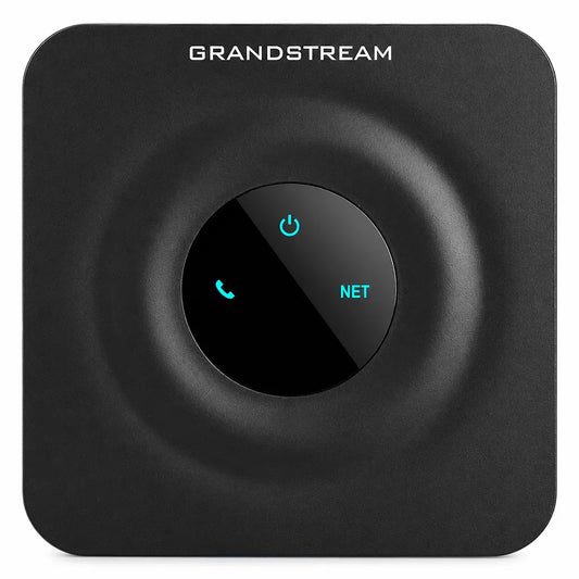 Grandstream HT801 V2 1-Port VoIP Analog Telephone Adapter front view with LED status indicators for SIP communication -tpstech.in