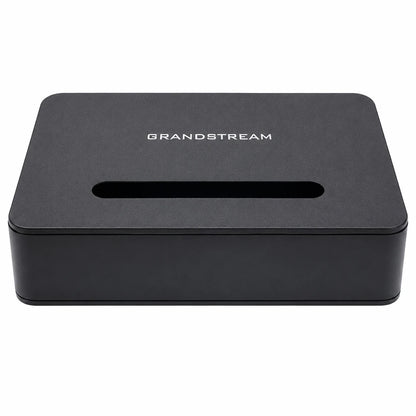 Grandstream HT812 V2 2-Port SIP Analog Telephone Adapter top view with compact black design for VoIP communication -tpstech.in