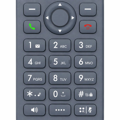 Close-up of the Grandstream WP816 Cordless Wi-Fi 6 IP Phone keypad featuring dedicated call, navigation and function keys -tpstech.in