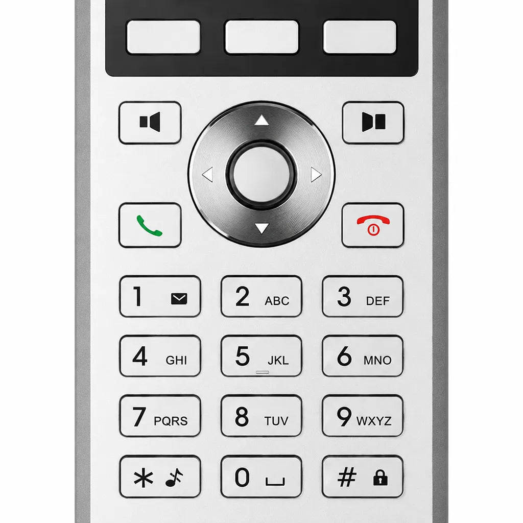 Grandstream WP820 enterprise WiFi IP phone close-up of navigation keys and numeric keypad -tpstech.in