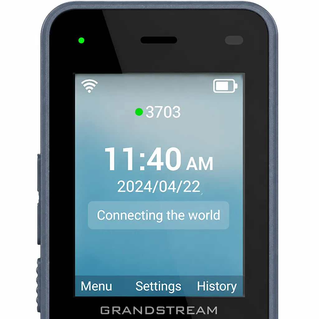 Grandstream WP826 Cordless WiFi 6 IP Phone with 2.4-inch color display and HD voice support -tpstech.in