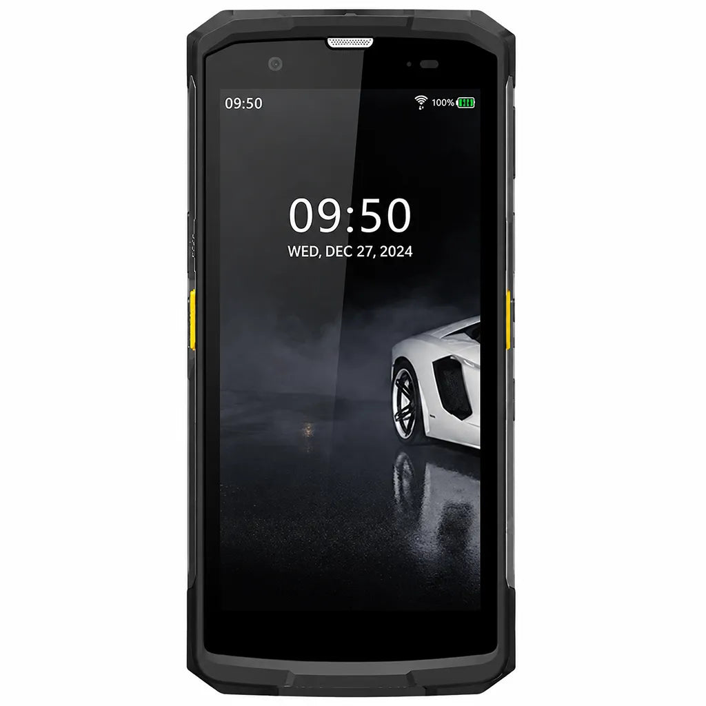 Grandstream WP856 WiFi 6 smartphone front view with 5.5-inch HD touchscreen and rugged enterprise design -tpstech.in