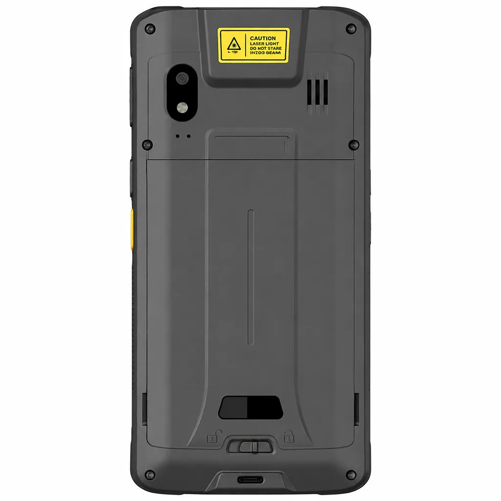 Grandstream WP856 WiFi 6 smartphone rear flat view with 13MP camera, removable battery cover and rugged IP65 enterprise design -tpstech.in