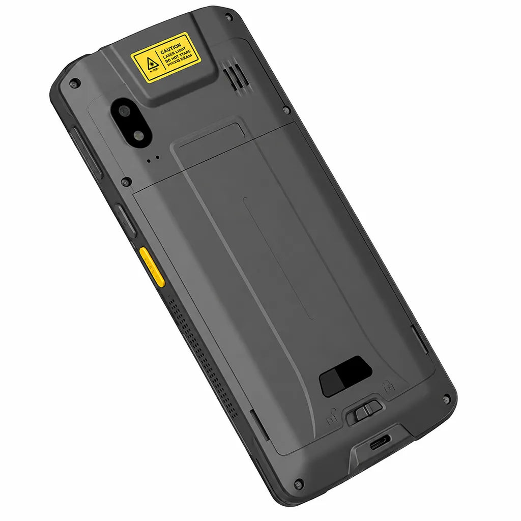 Grandstream WP856 rugged WiFi smartphone rear view with camera, removable battery cover and enterprise design -tpstech.in