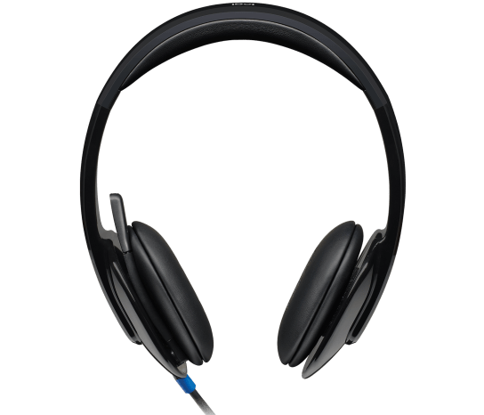 Logitech H540 USB Wired Computer Headset with Bi-directional Microphone - Black