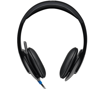 Logitech H540 USB Wired Computer Headset with Bi-directional Microphone - Black