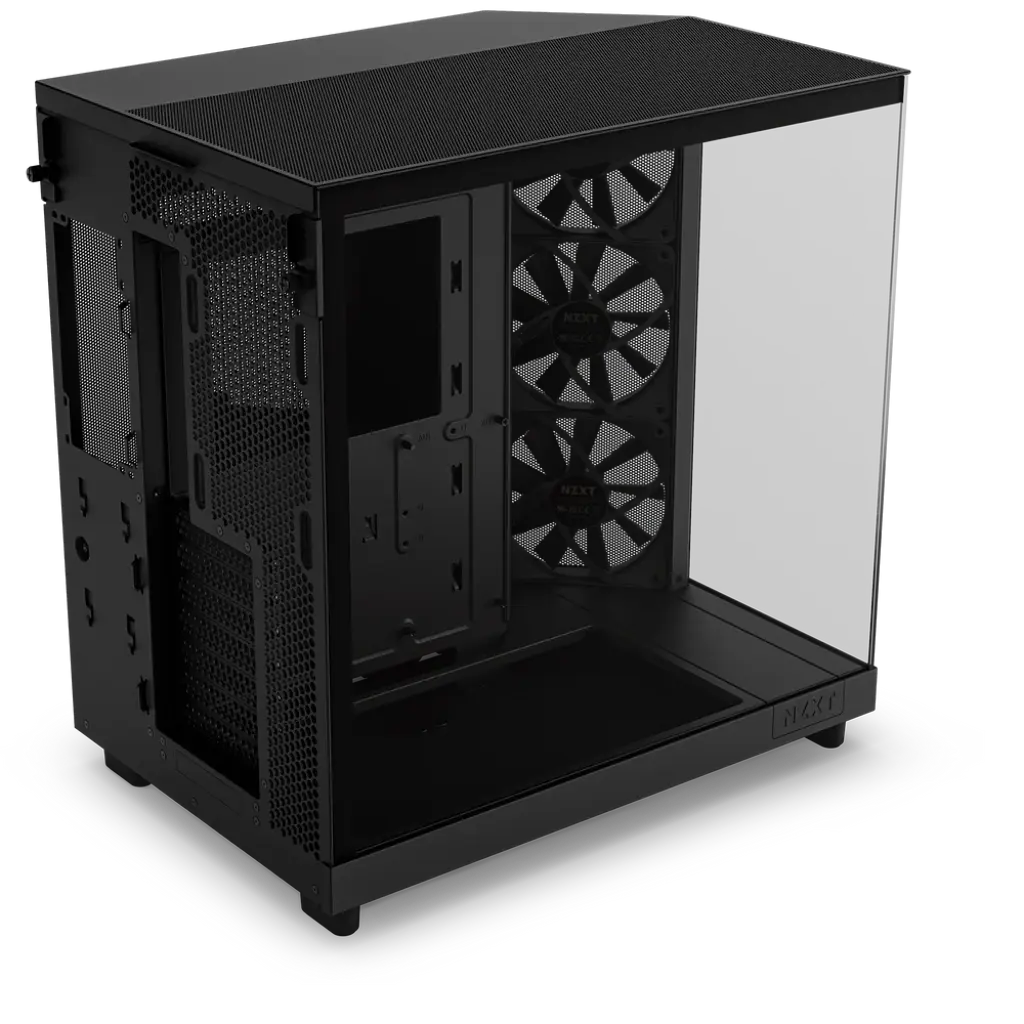 NZXT H6 Flow Tempered Glass Compact Dual-Chamber Mid-Tower Airflow Case