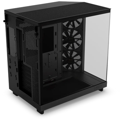NZXT H6 Flow Tempered Glass Compact Dual-Chamber Mid-Tower Airflow Case