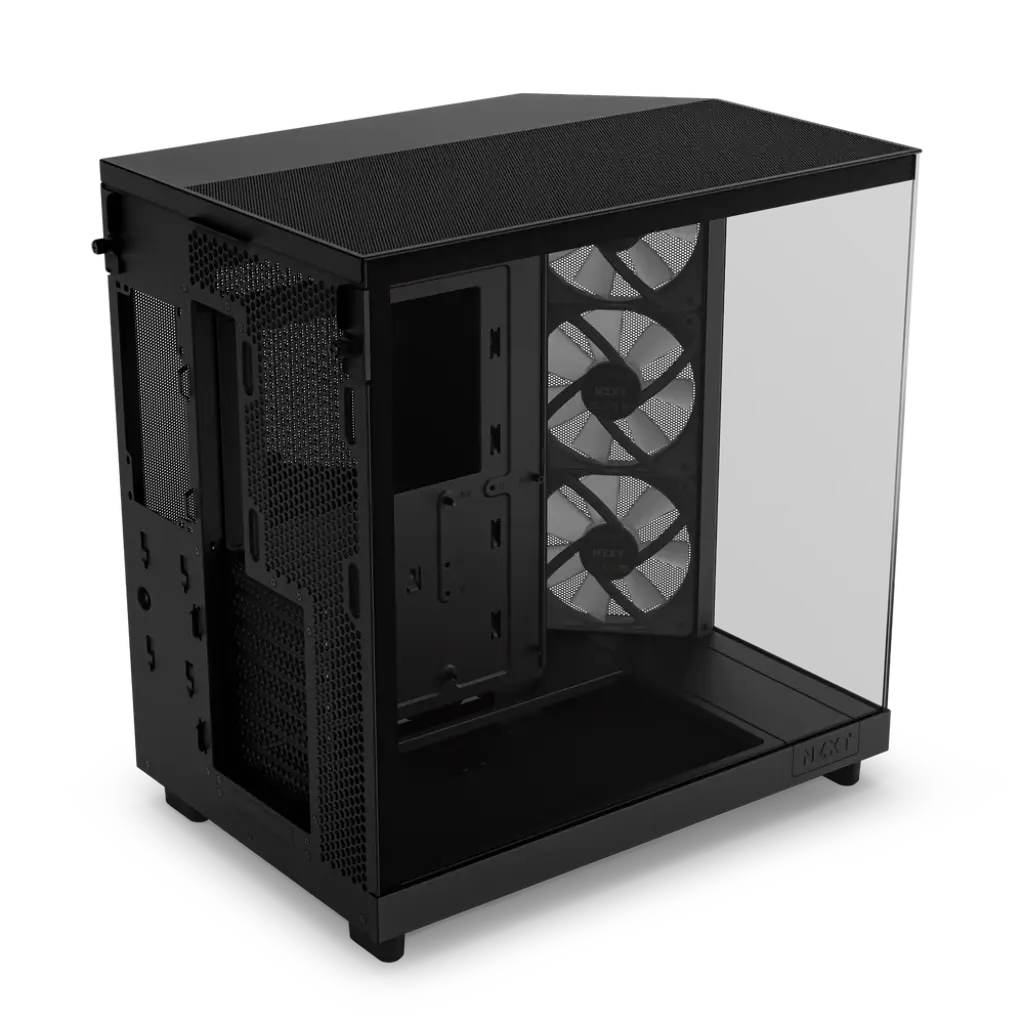 NZXT H6 Flow RGB Tempered Glass Compact Dual-Chamber Mid-Tower Airflow Case