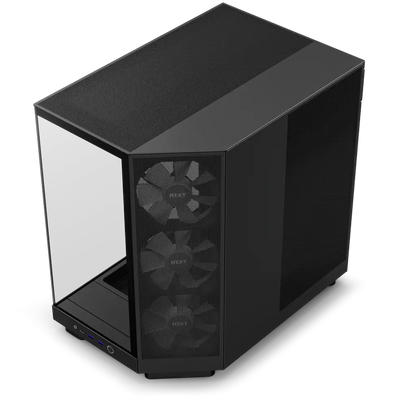 NZXT H6 Flow RGB Tempered Glass Compact Dual-Chamber Mid-Tower Airflow Case
