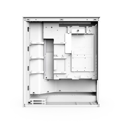 NZXT H7 Flow Tempered Glass Compact Mid-Tower ATX Airflow Case -White