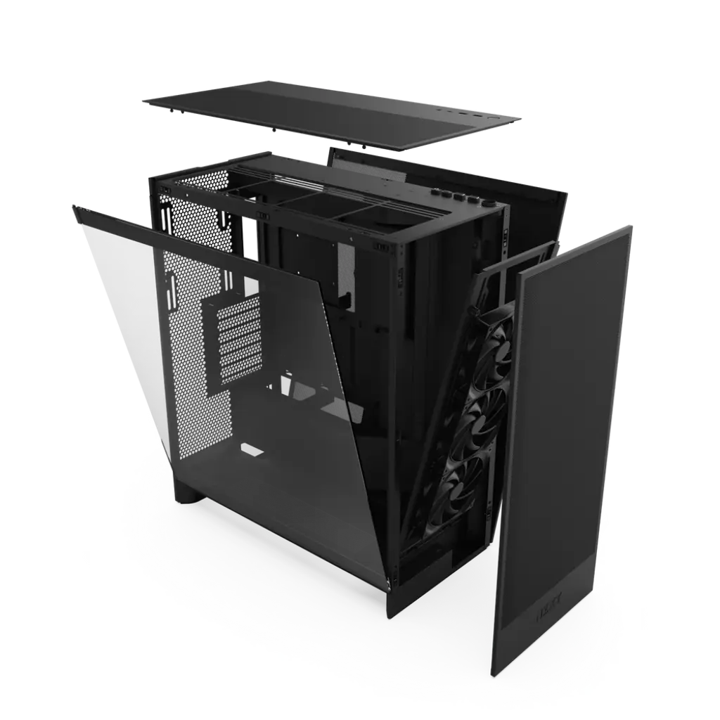 NZXT H7 Flow Tempered Glass Compact Mid-Tower ATX Airflow Case