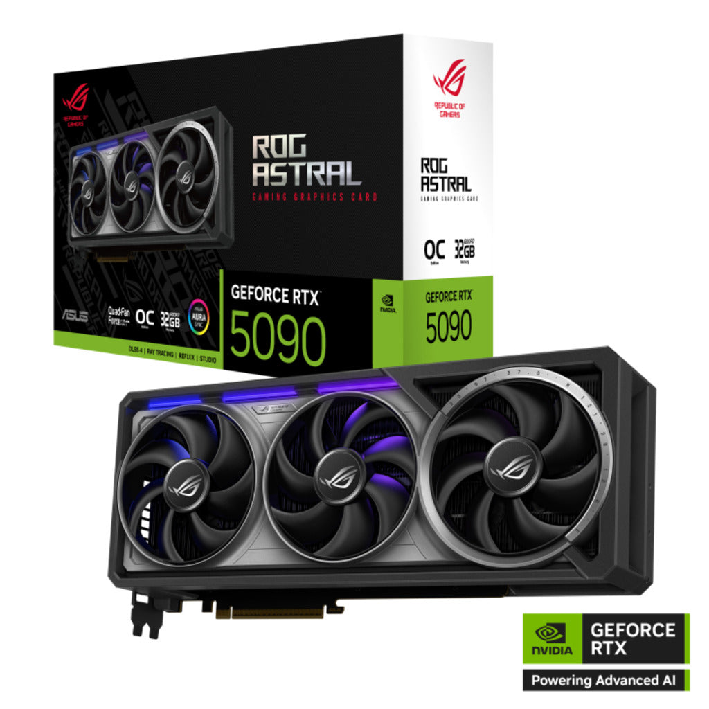 Asus ROG Astral GeForce RTX 5090 32GB GDDR7 OC Edition Triple Fan Asus ROG Astral GeForce RTX 5090 32GB GDDR7 OC Edition Triple Fan