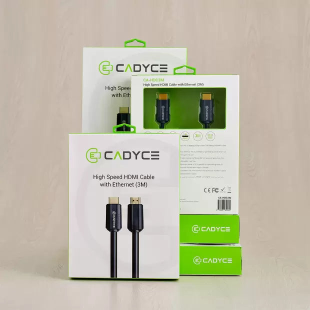 Cadyce CA-HDC2M High Speed 4K HDMI Cable with Ethernet - Black