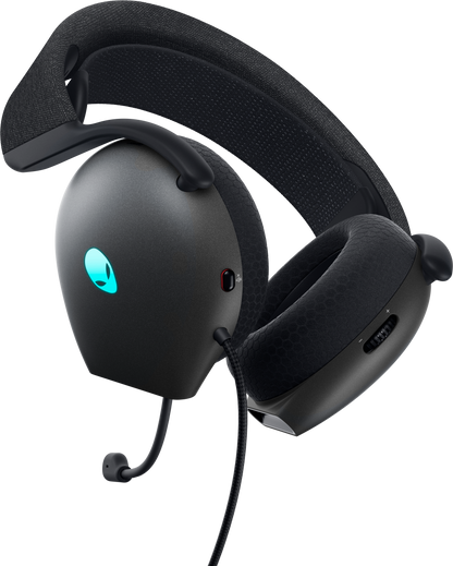 Dell Alienware AW520H RGB Wired Gaming Headset with Unidirectional Microphone - Dark Side of the Moon