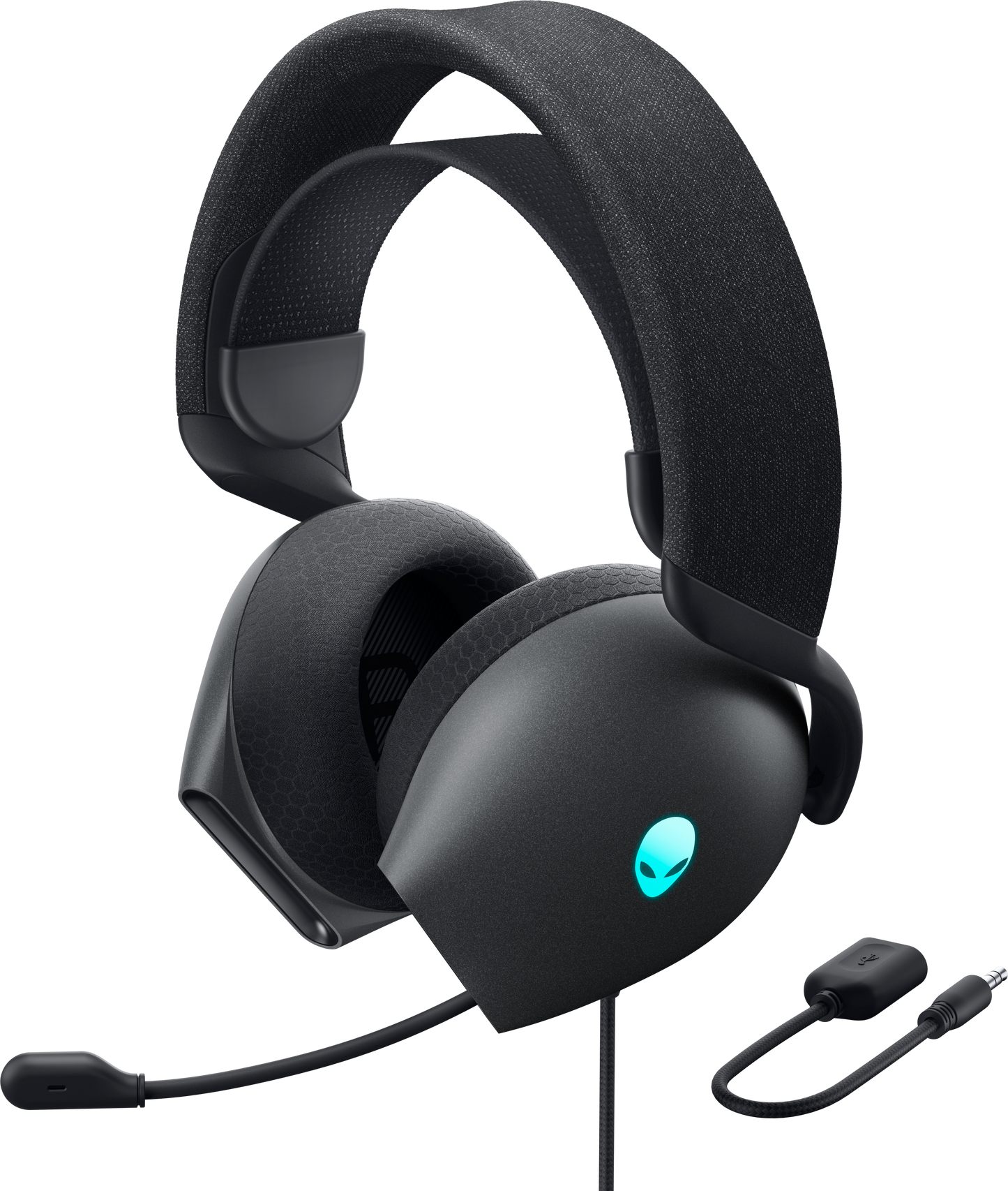 Dell Alienware AW520H RGB Wired Gaming Headset with Unidirectional Microphone - Dark Side of the Moon