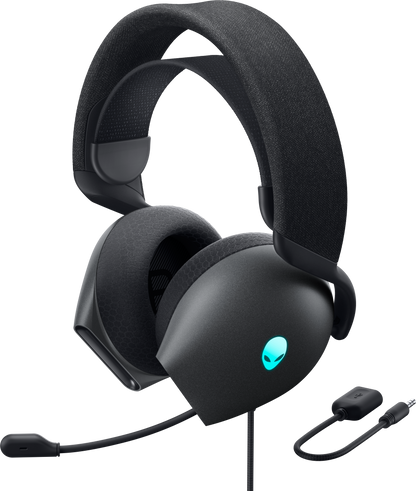 Dell Alienware AW520H RGB Wired Gaming Headset with Unidirectional Microphone - Dark Side of the Moon